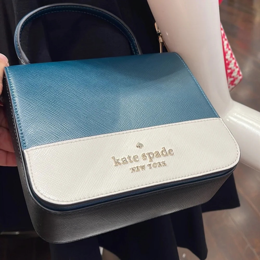 Kate Spade Staci Square Crossbody
Peacock Sapphire Multi - Picture 15 of 16